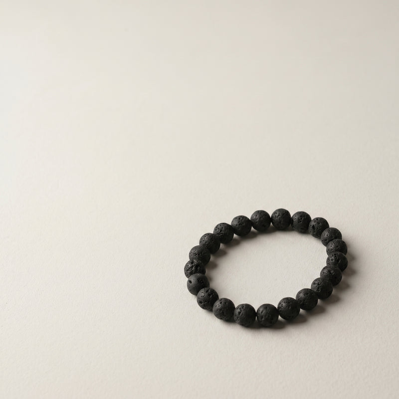 Black Lava Stone Bracelet