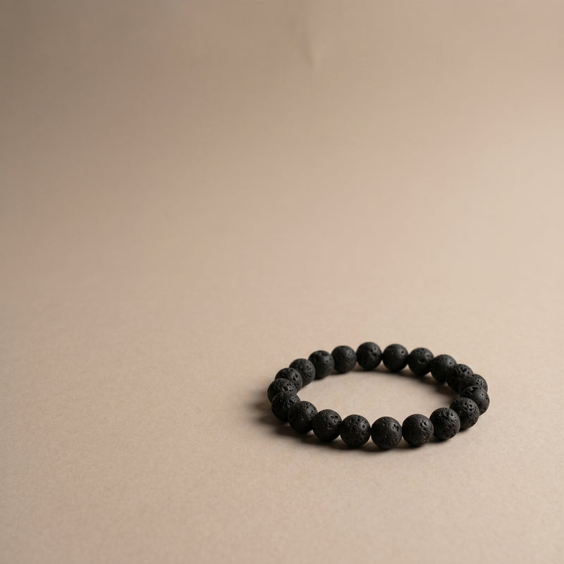 Black Lava Stone Bracelet