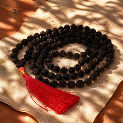 Natural Black Rudraksha Mala