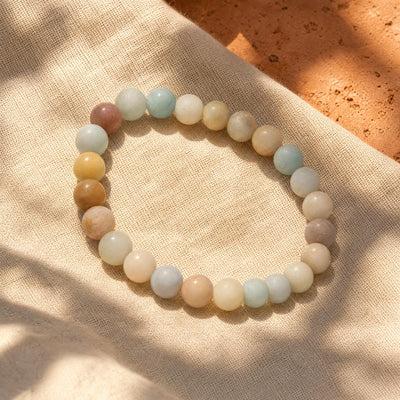 Pastel Amazonite & Morganite Bracelet