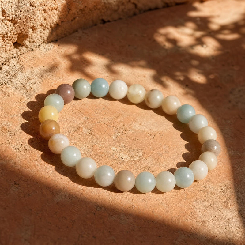 Pastel Amazonite & Morganite Bracelet