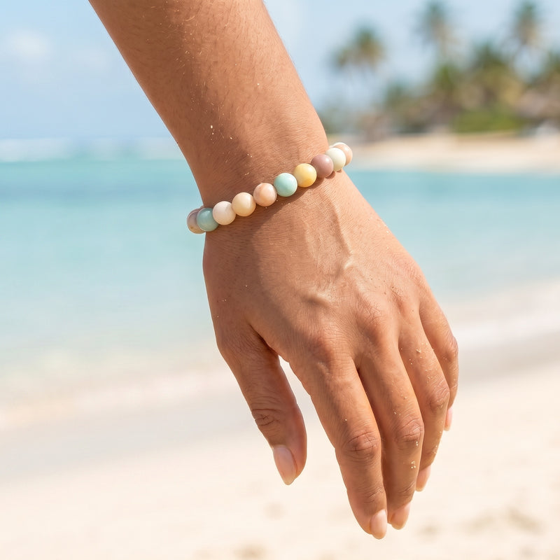 Pastel Amazonite & Morganite Bracelet