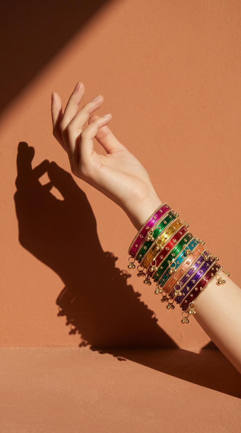 Traditional Kashmiri Bangles Set (7 Pcs)