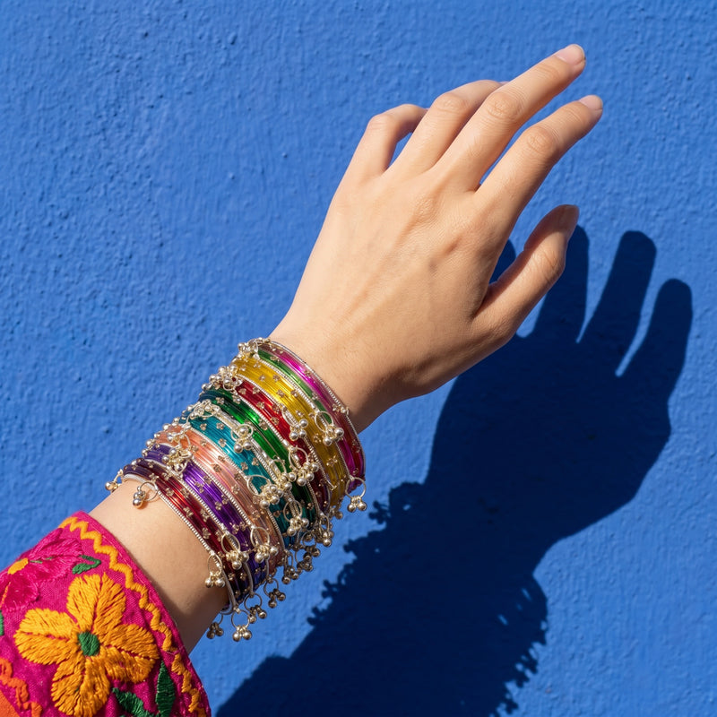Traditional Kashmiri Bangles Set (7 Pcs)